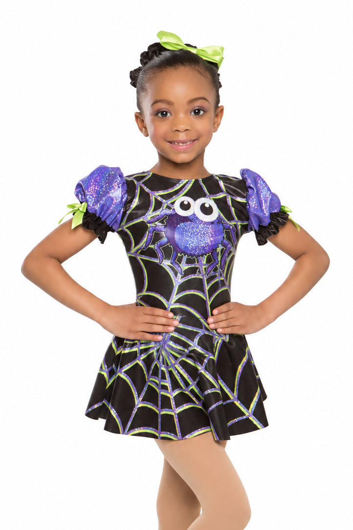 Itsy Bitsy Spider Puff Sleeve Leotard