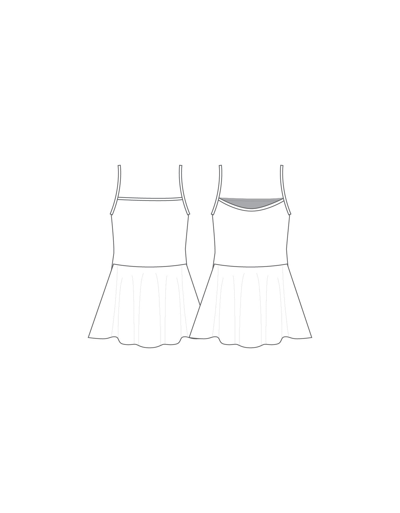 Custom Inked Camisole Dress - Lycra