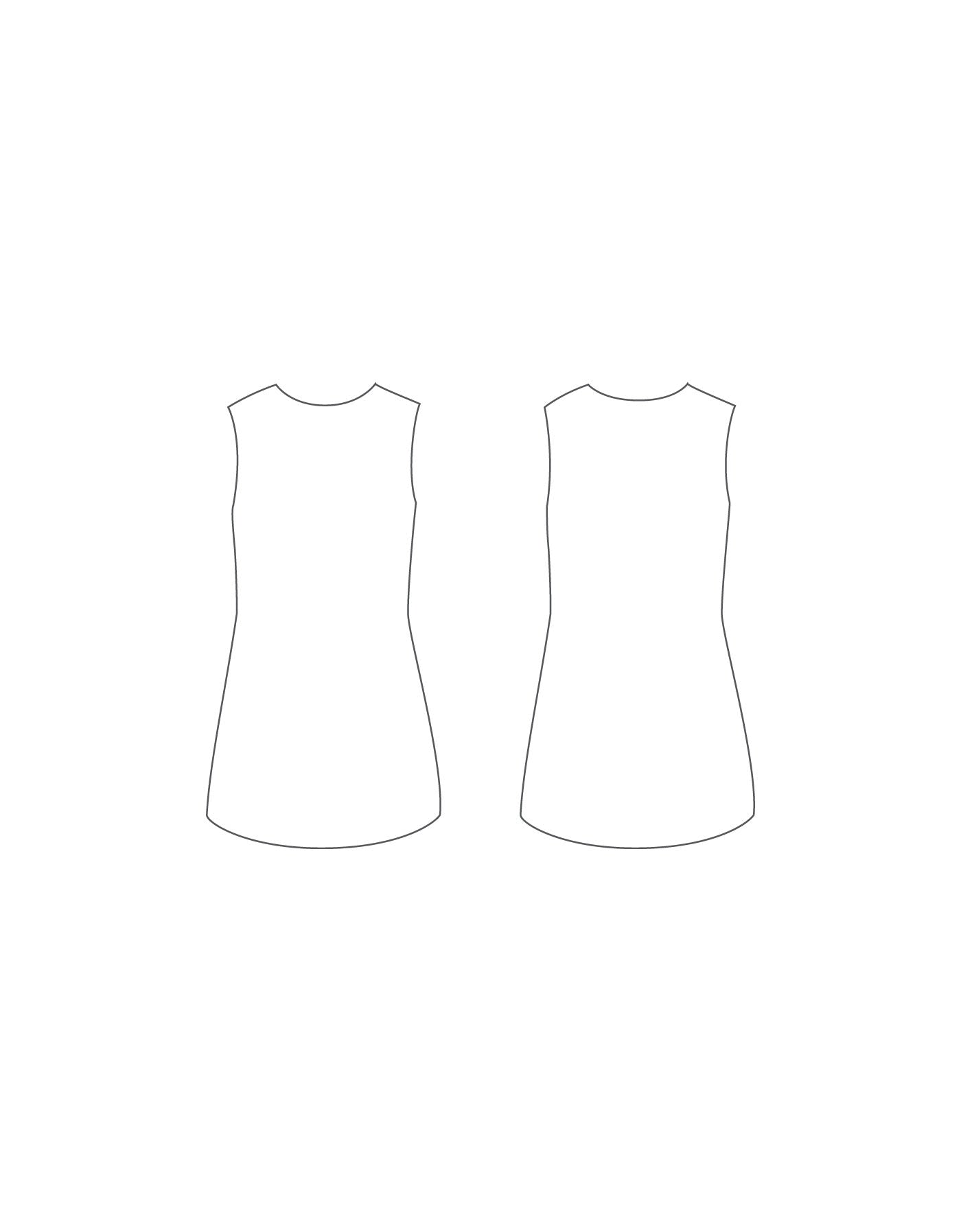 Custom Inked Tank Shift Dress - Hologram