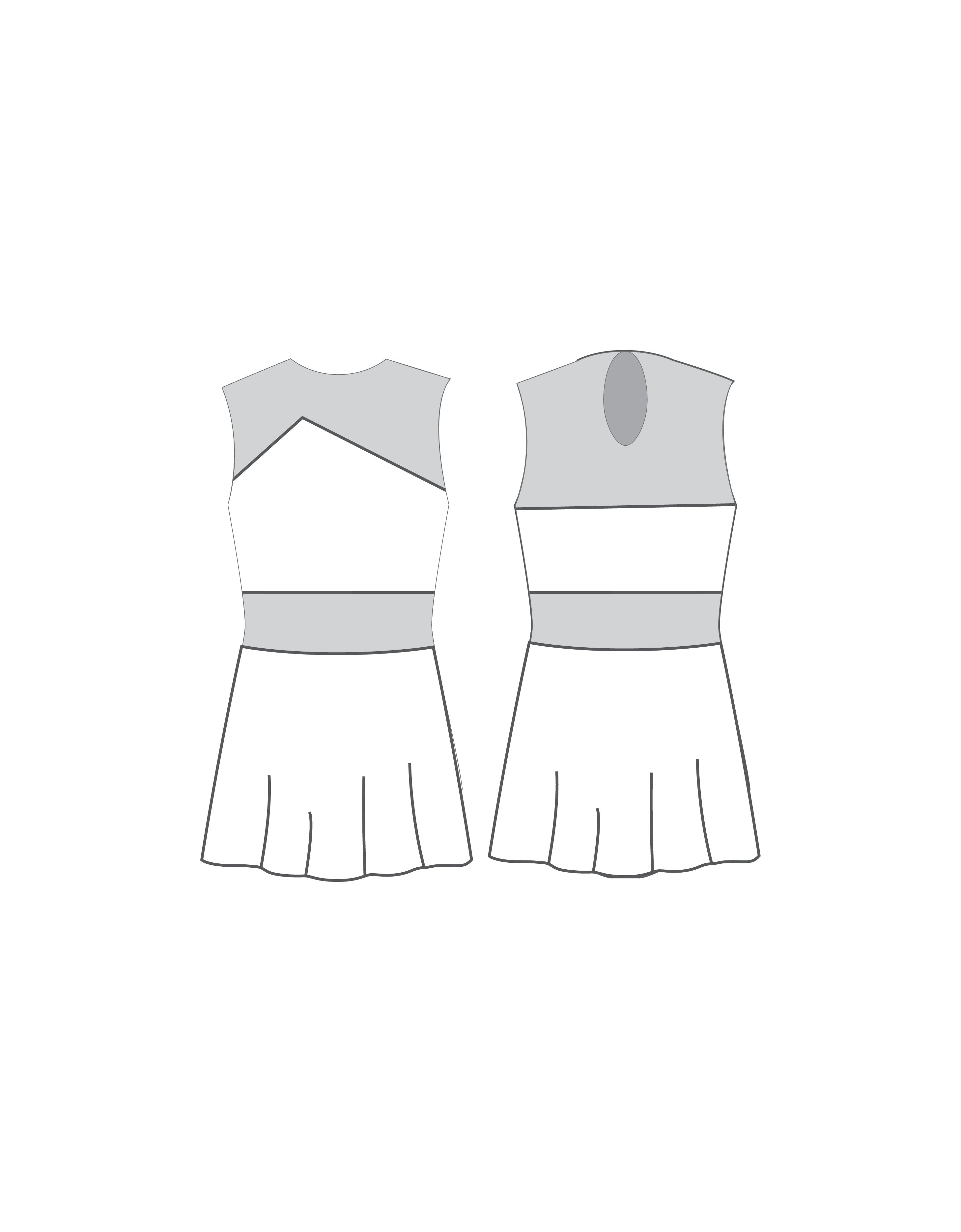 Custom Inked Defined Dress - Lycra
