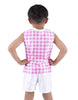 Gingham Baby Tank Shirt