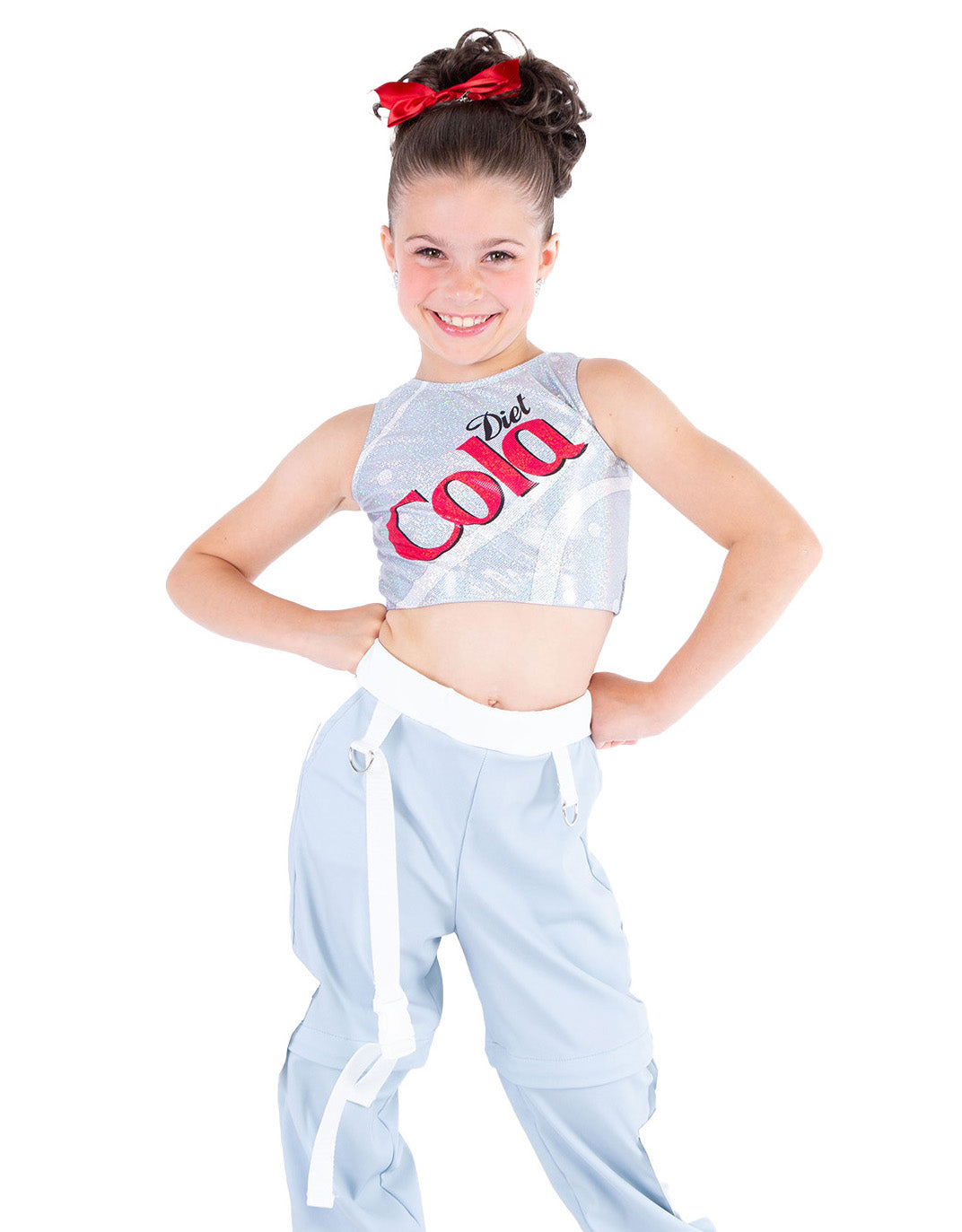 Diet Cola Sleeveless Crop Top