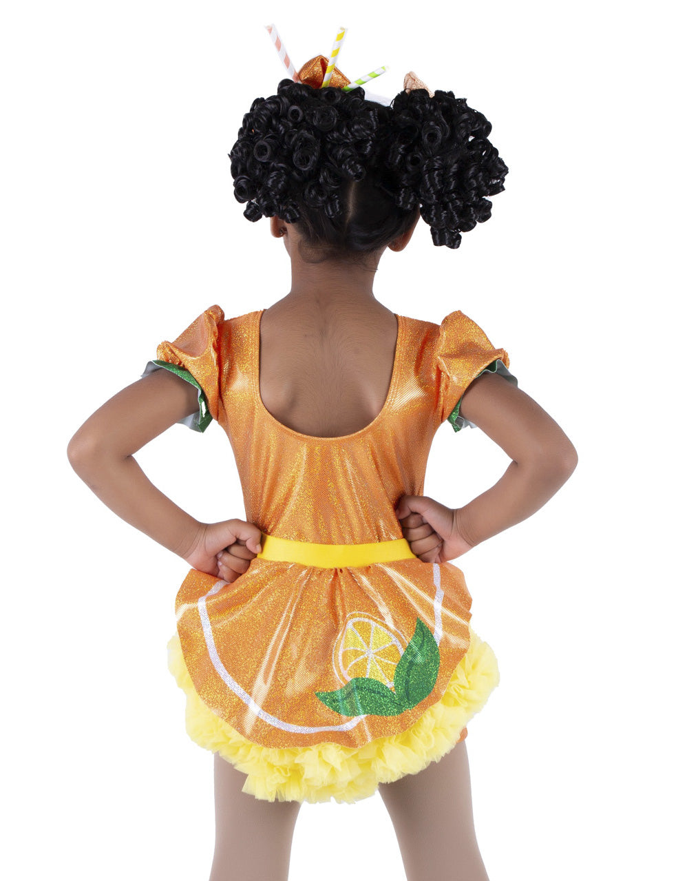 Orange Soda Pettibustle With Top Skirt