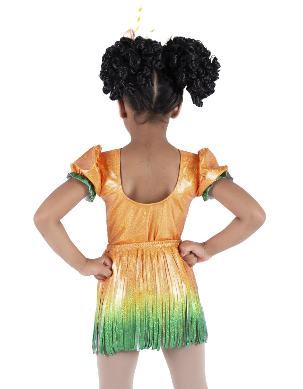 Orange Soda Fringe Skirt