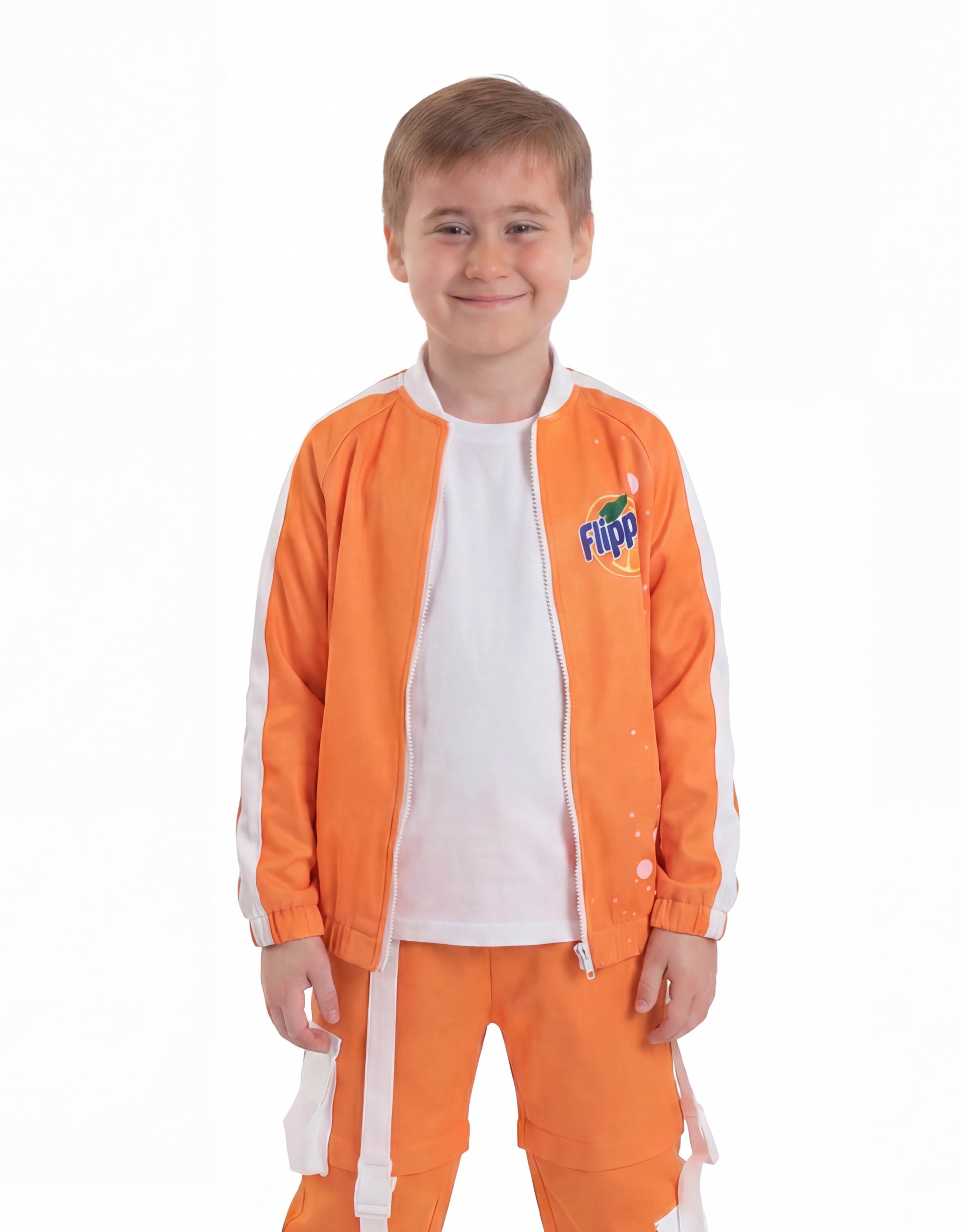 Orange Soda Jockey Jacket Low Collar No Pocket No Rib