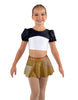 Karate Animals - Panda - Kung Fu Panda Puff Sleeve Crop Top