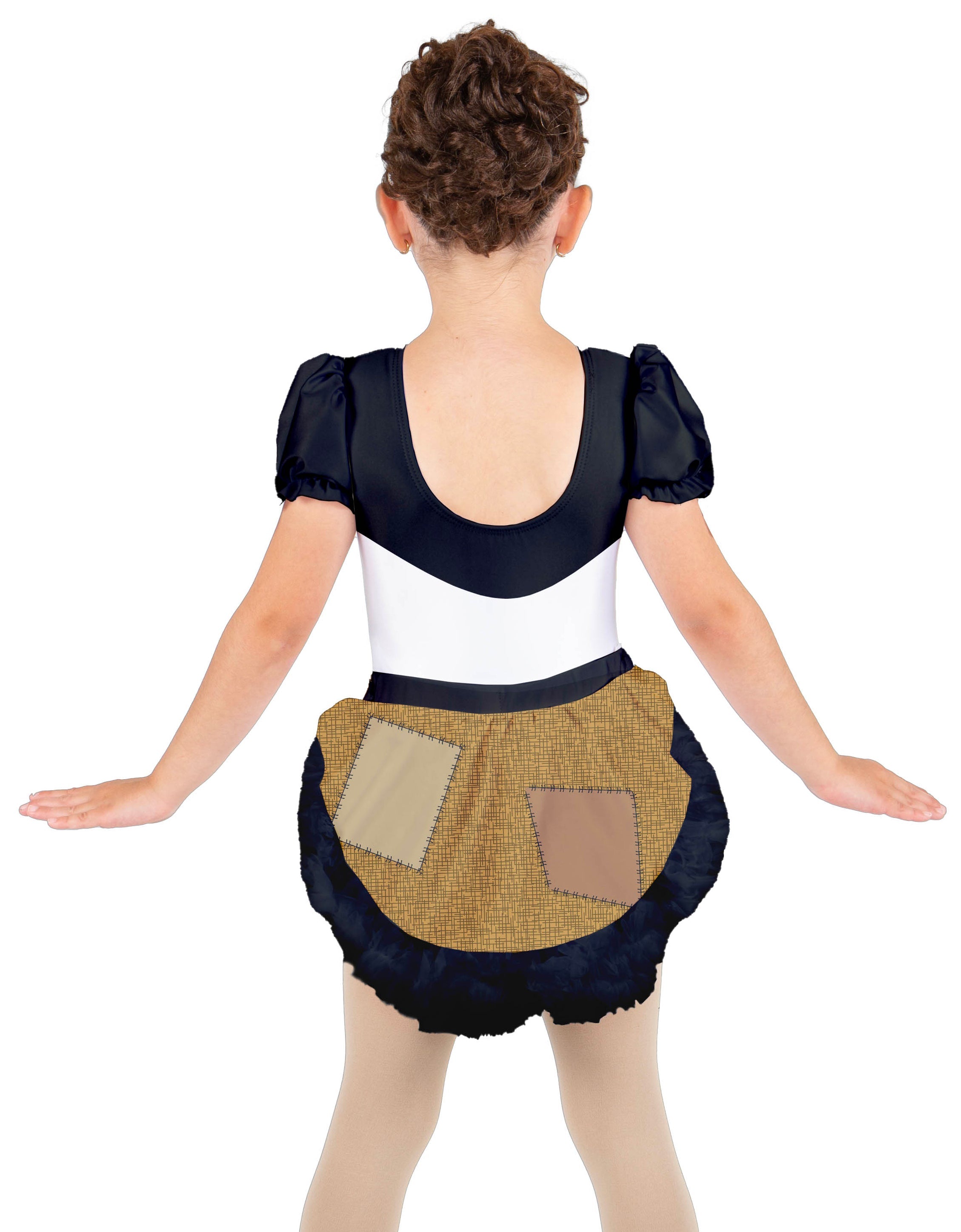 Karate Animals - Panda - Kung Fu Panda Pettibustle with Top Skirt