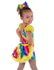 Rainbow Stars Pettibustle with Top Skirt