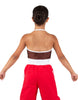 Snackers Chocolate Halter Binding Crop Top