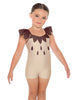 Little Owl Camisole Flutter Sleeve Biketard