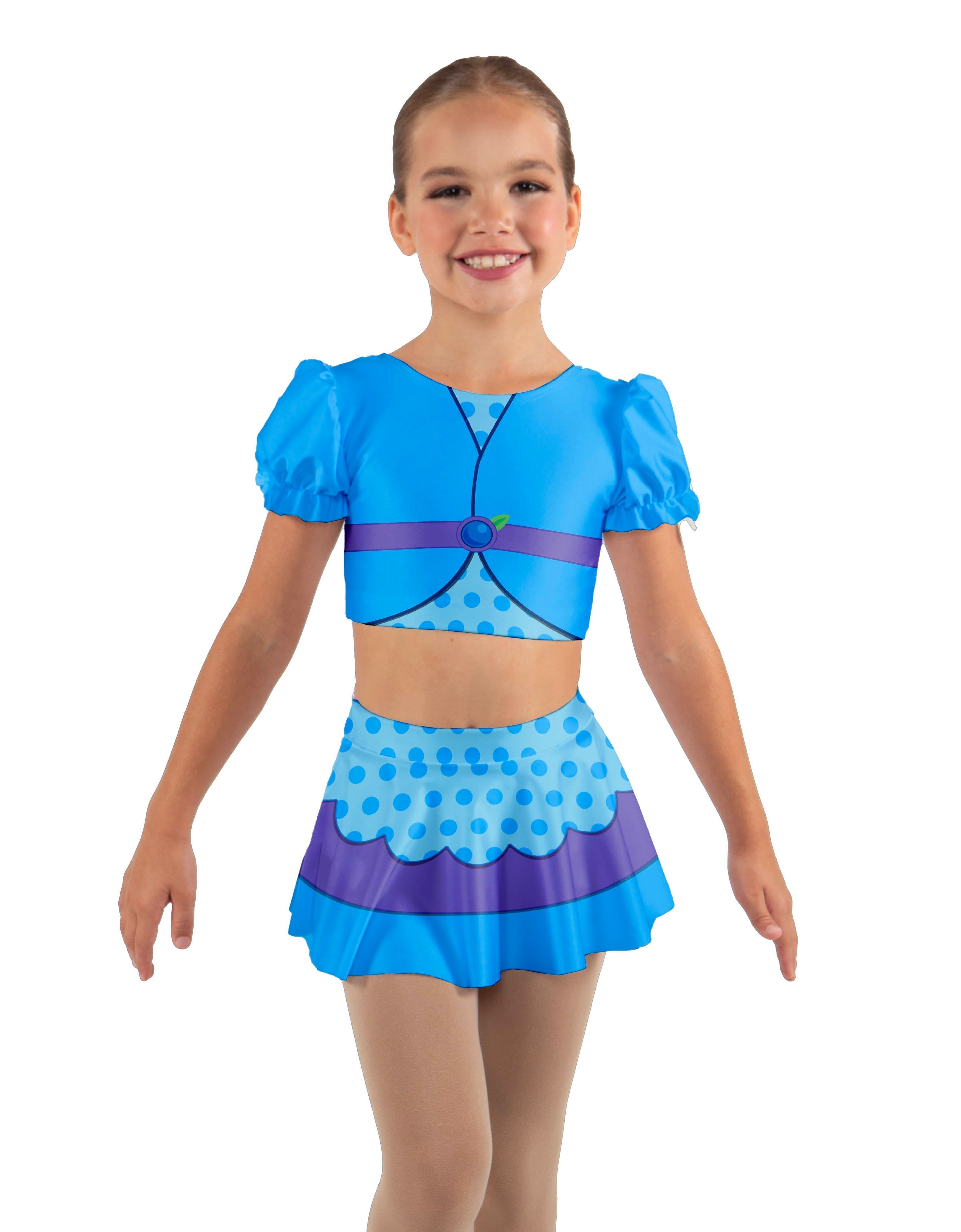 Blueberry Gal Top Skirt