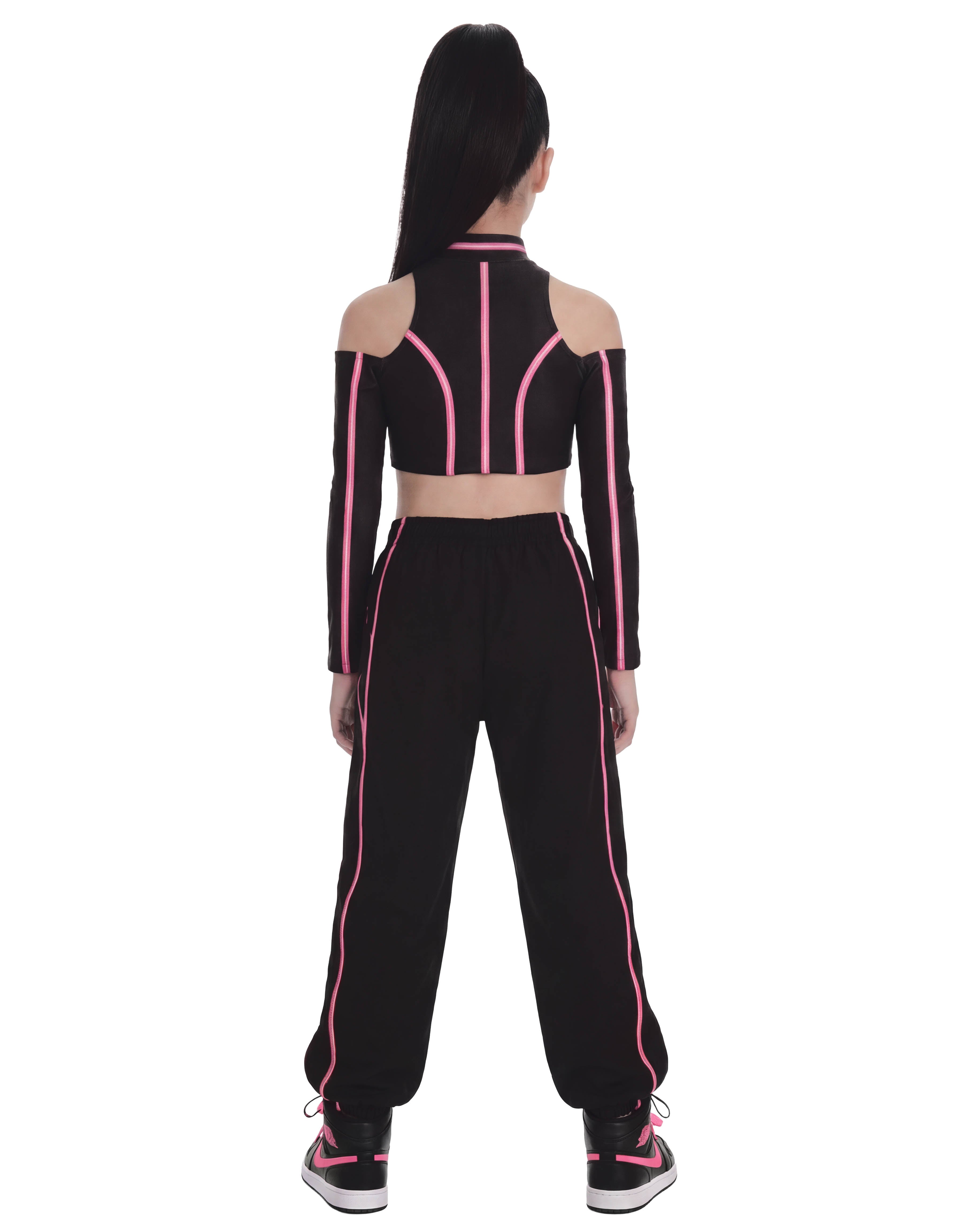 BlackPink Parachute Pants