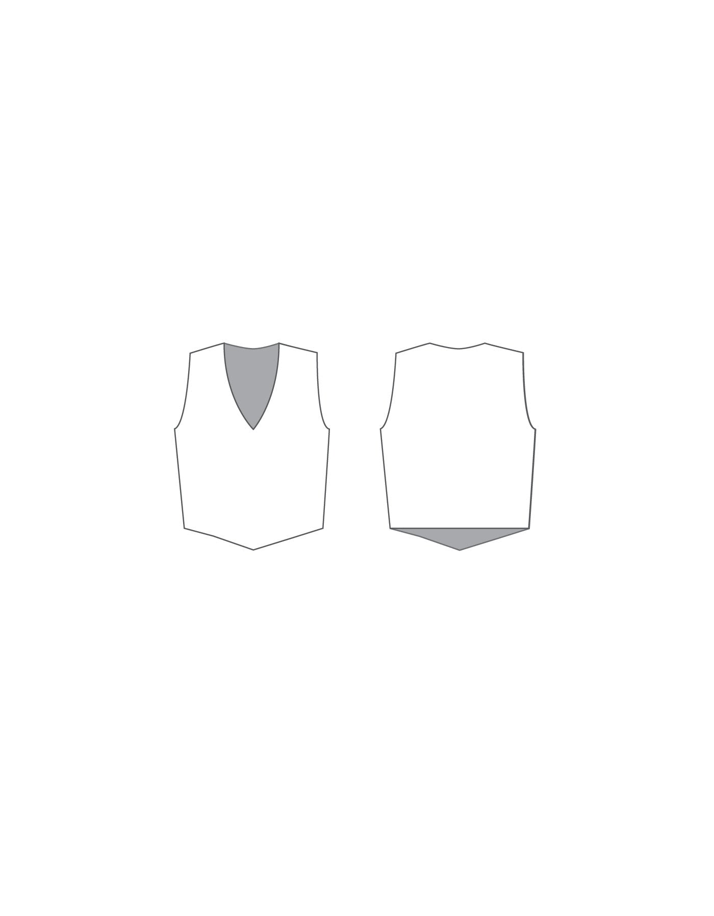 Custom Inked V Neck Crop Top - Lycra
