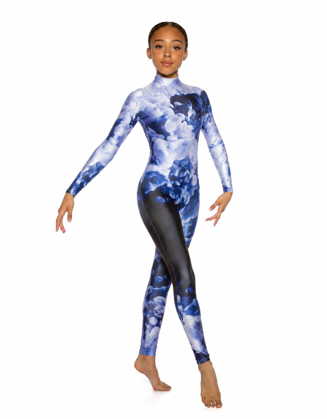 Luminous LS Tneck Zipper Back Unitard