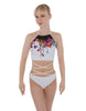 Paint Splatter Moving On Crop Top