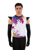 Paint Splatter Performance Vest - Round Cap Mid Rise Curve