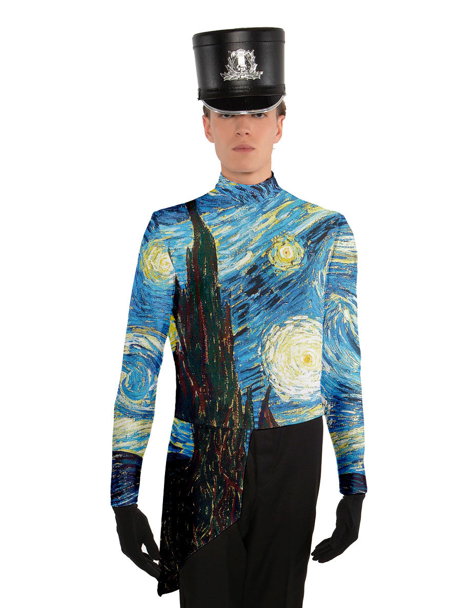 Starry Night Performance Top with Drop