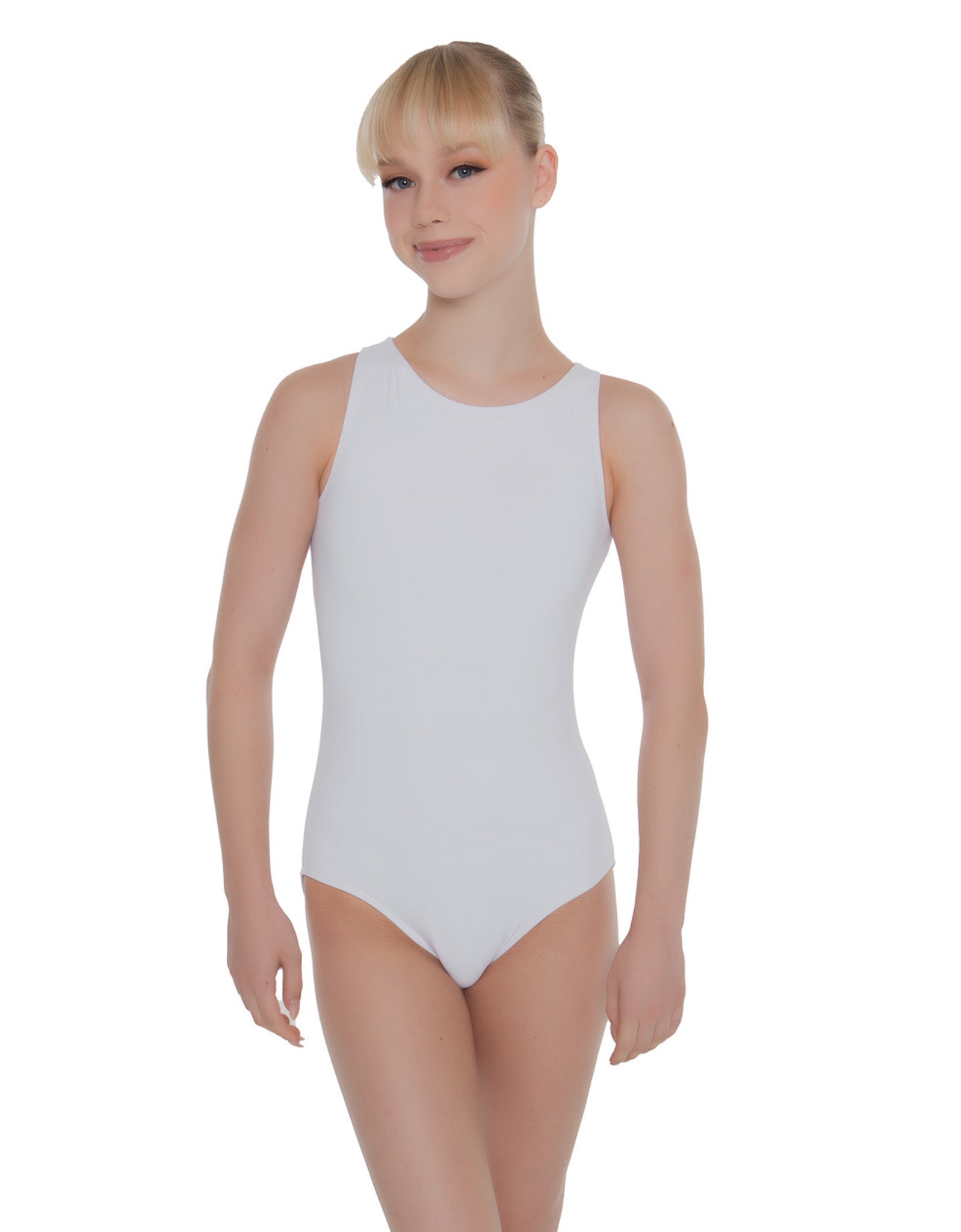 Solid Lycra Open Bow Back Leotard