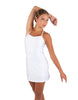 Solid Lycra Align Cami Dress with Pocket Shorts