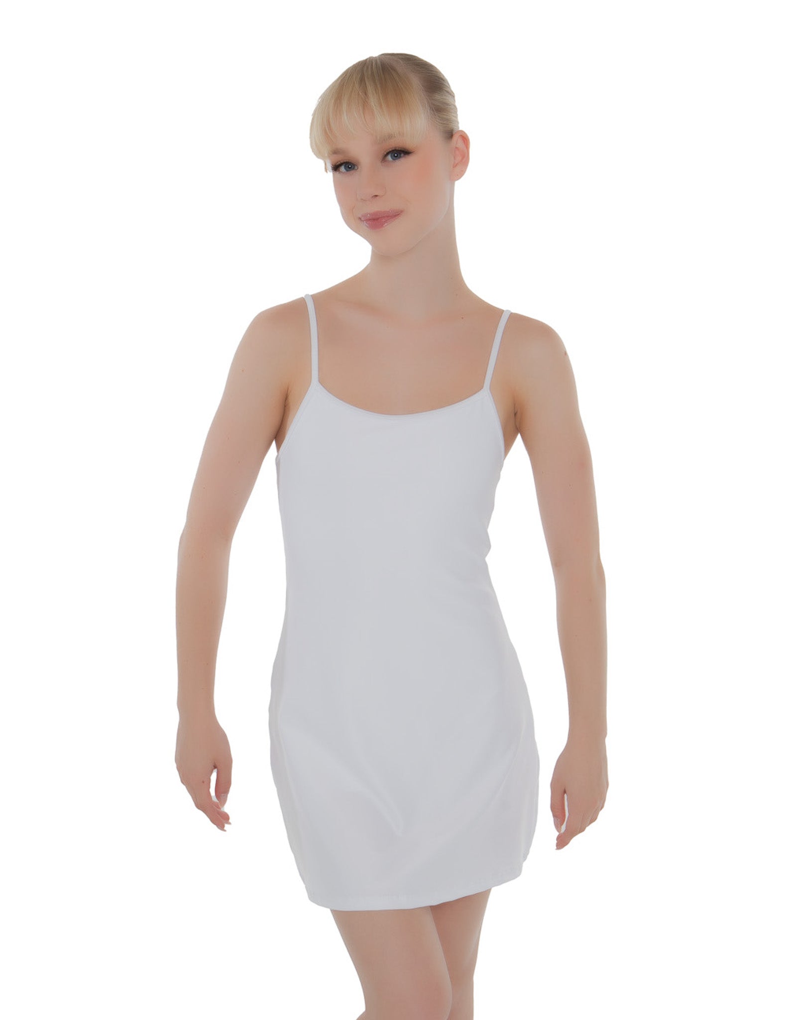 Solid Lycra Align Cami Dress