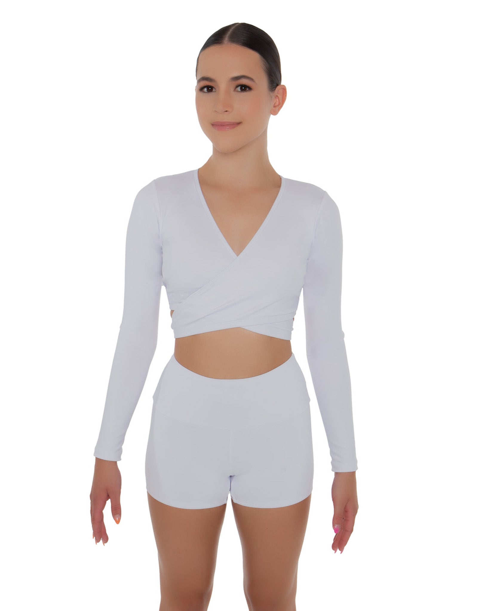 Solid Lycra Illuminate Crop Top