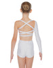 Solid Lycra Sparks Fly Crop Top