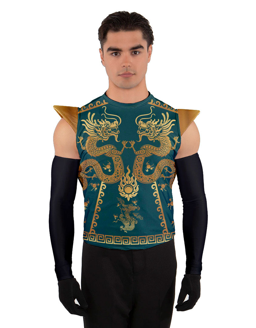 Gold Dragon Performance Vest - Round Cap Mid Rise Curve