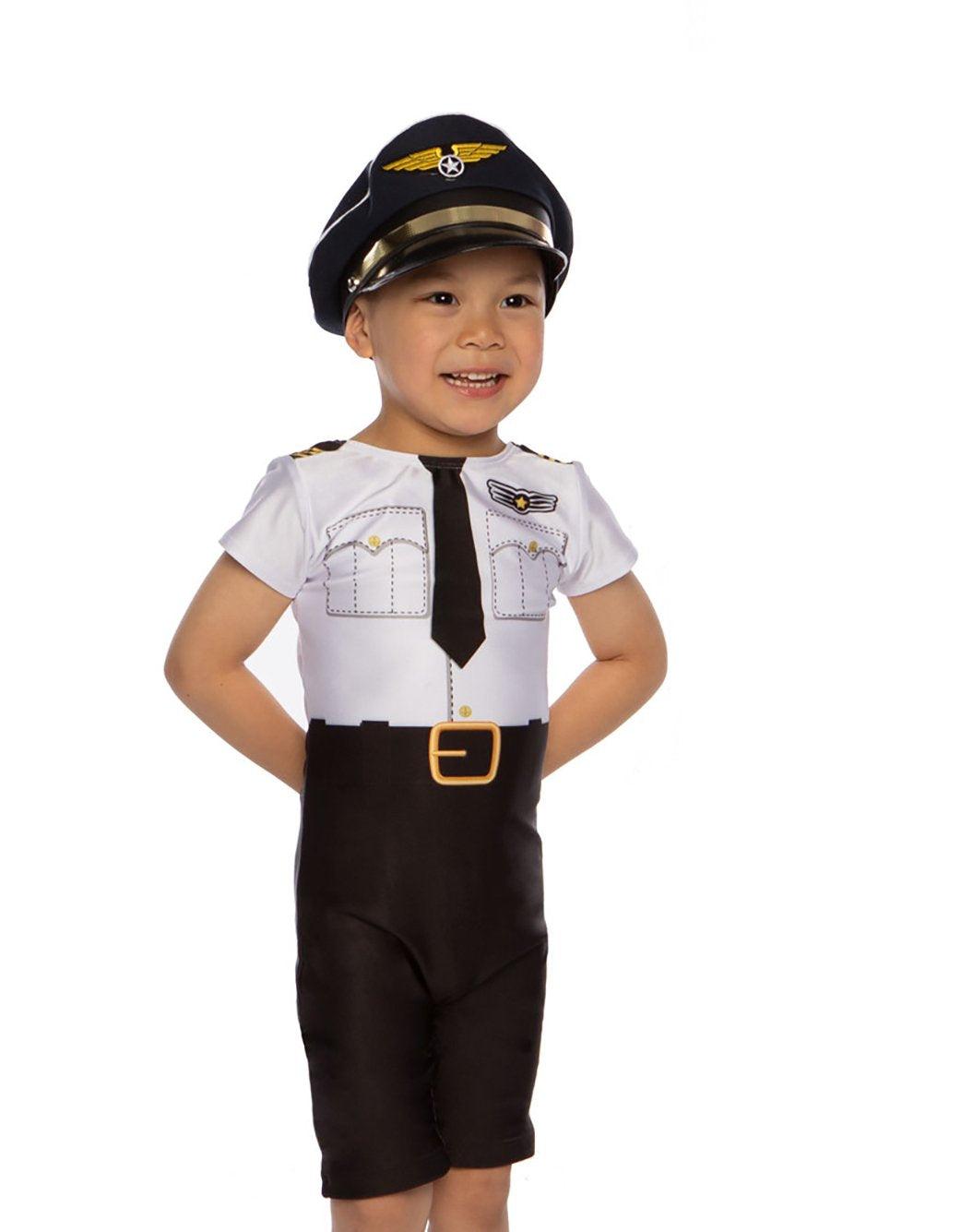 Pilot Boys Cap Sleeve Biketard - Hamilton Theatrical