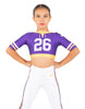 Field Goal Short Sleeve Crop Top