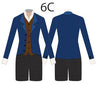 Custom Poppins LS Tneck Long Leg Biketard