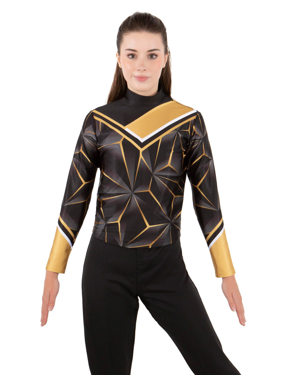 Geometric Lava Enhanced Performance Top Mid Rise Curve