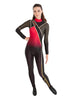 Golden Lines LS TNeck Zip Back Unitard