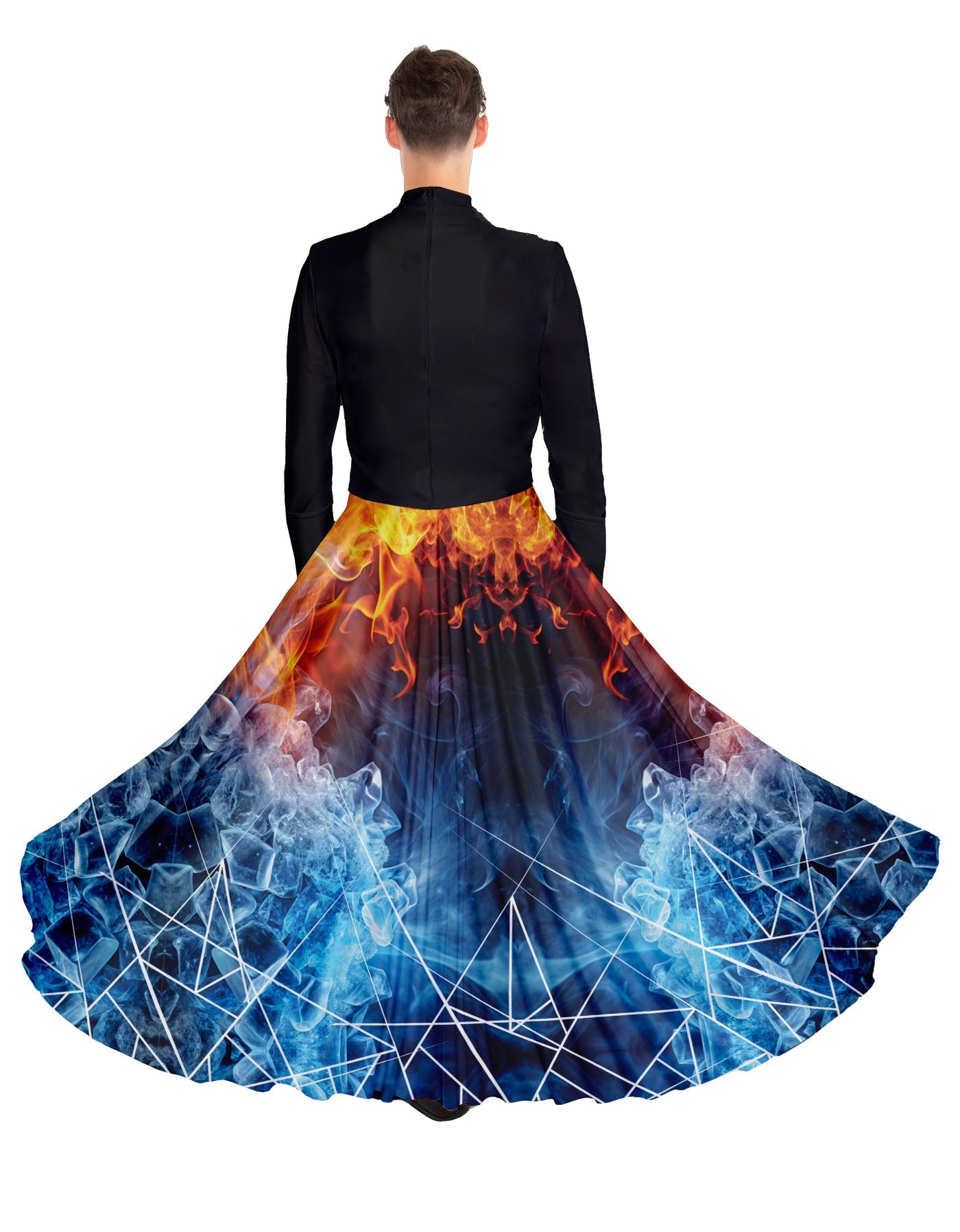 Fire and Ice Back Cape