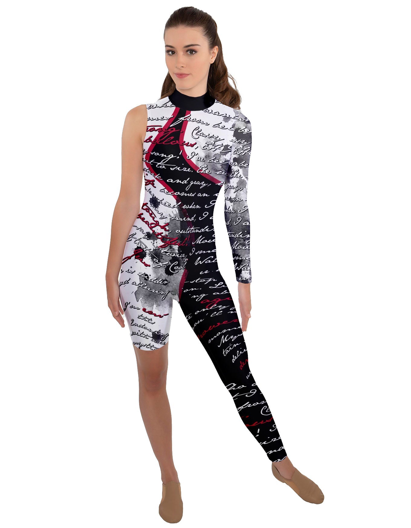 Poetry Half and Half Unitard - Bike Short