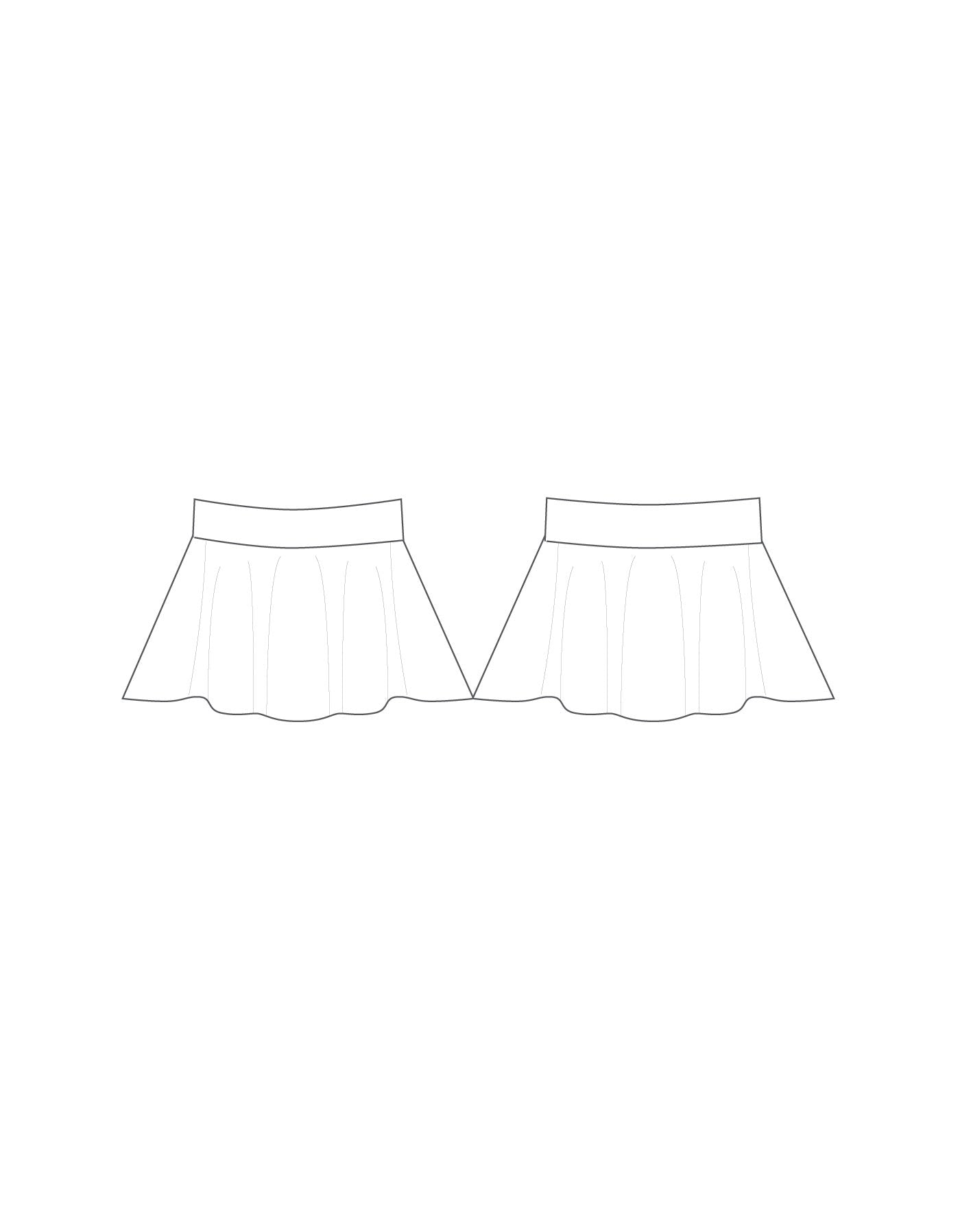 Custom Inked Top Skirt Tall Band - Hologram