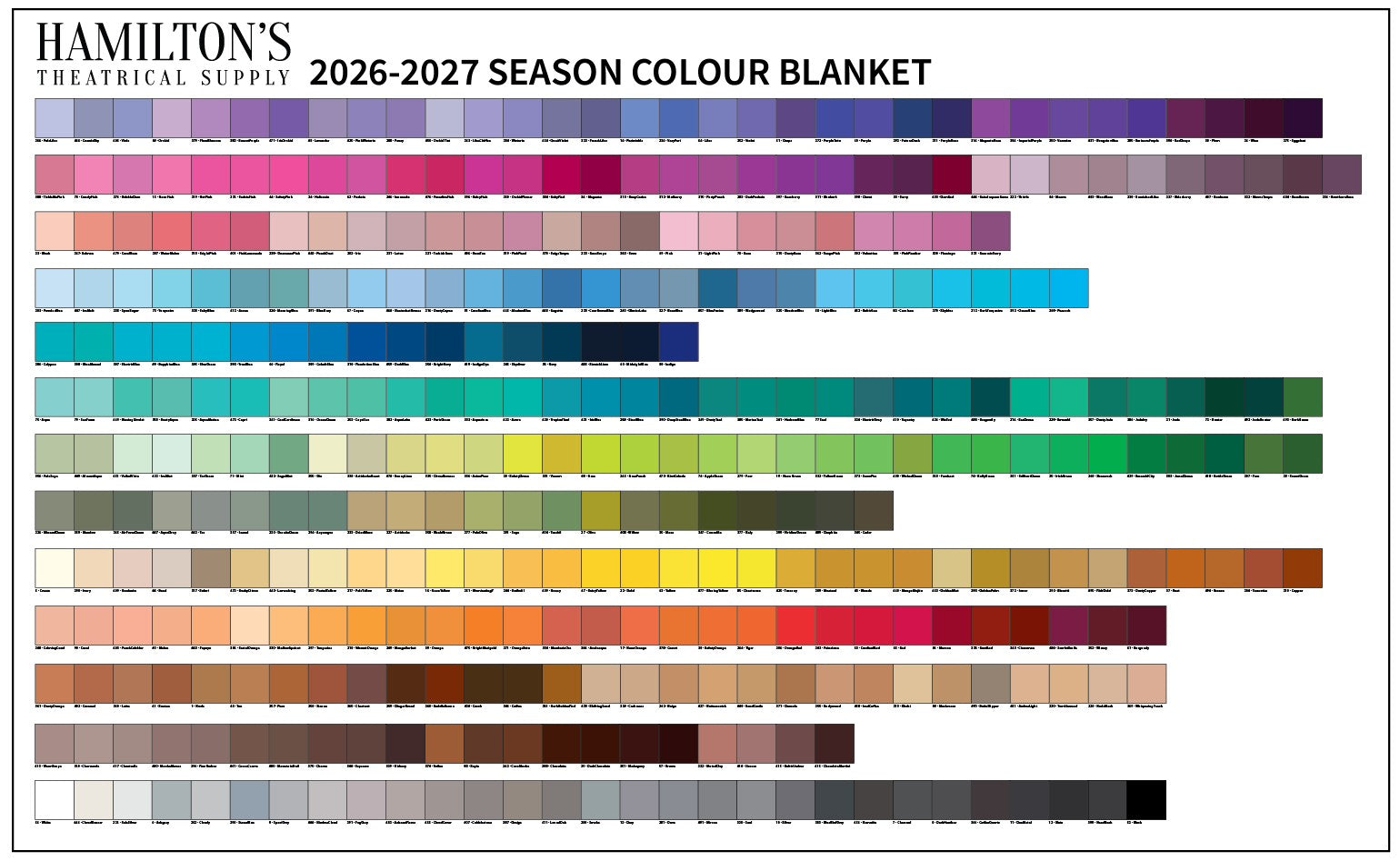 Lycra Swatch Package