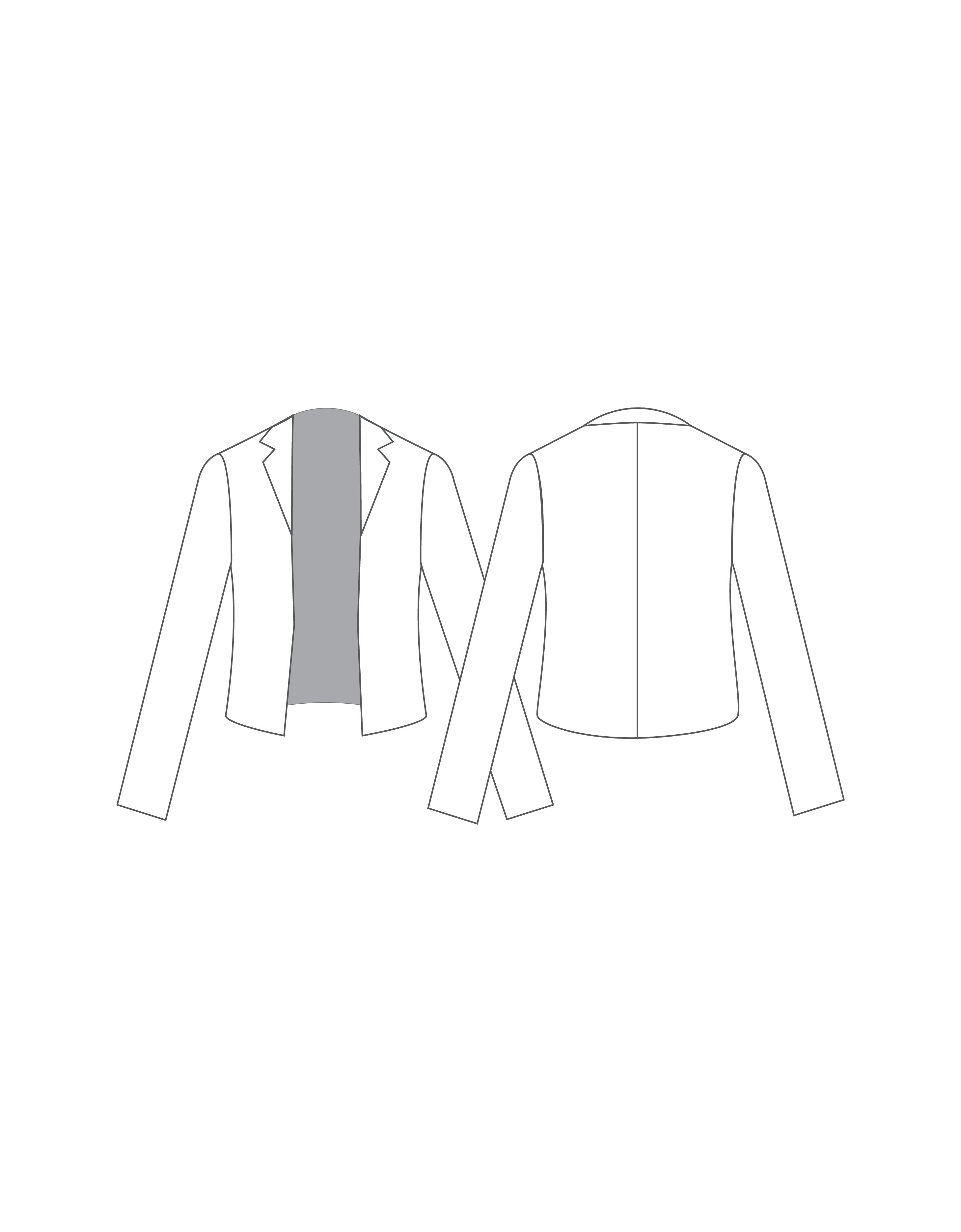 Custom Inked Blazer Ladies - Lycra