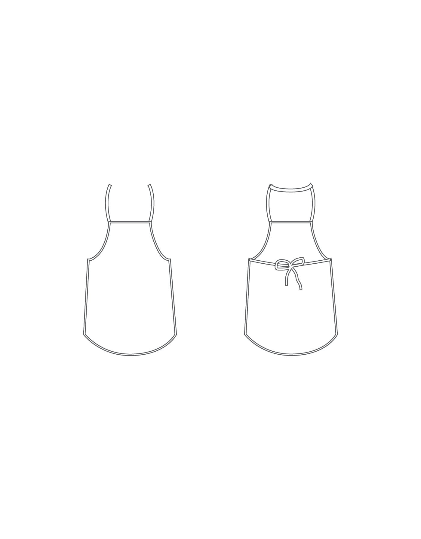 Custom Inked Full Apron - Lycra