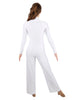 LS TNeck Unitard with Straight Leg
