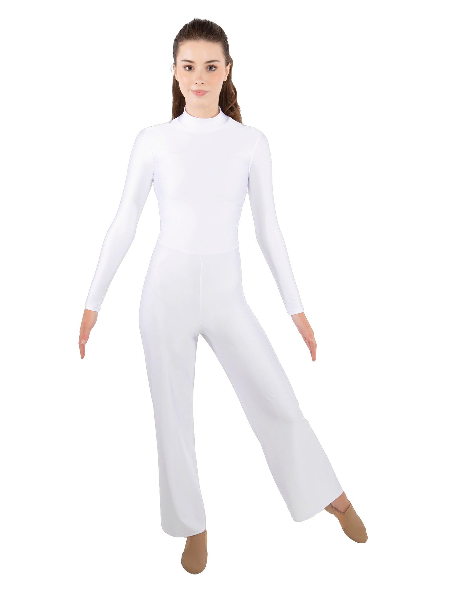 LS TNeck Unitard with Straight Leg