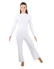 LS TNeck Unitard with Straight Leg