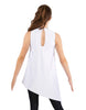 TNeck Tunic Asymmetric Skirt