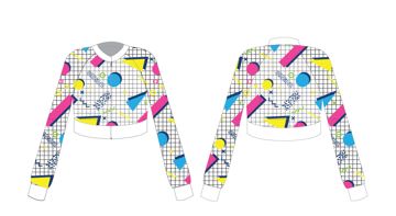 Custom This Is What We Do Cropped Low Collar Jockey Jacket