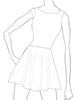 Custom Stained Glass Convertible Tank Dress