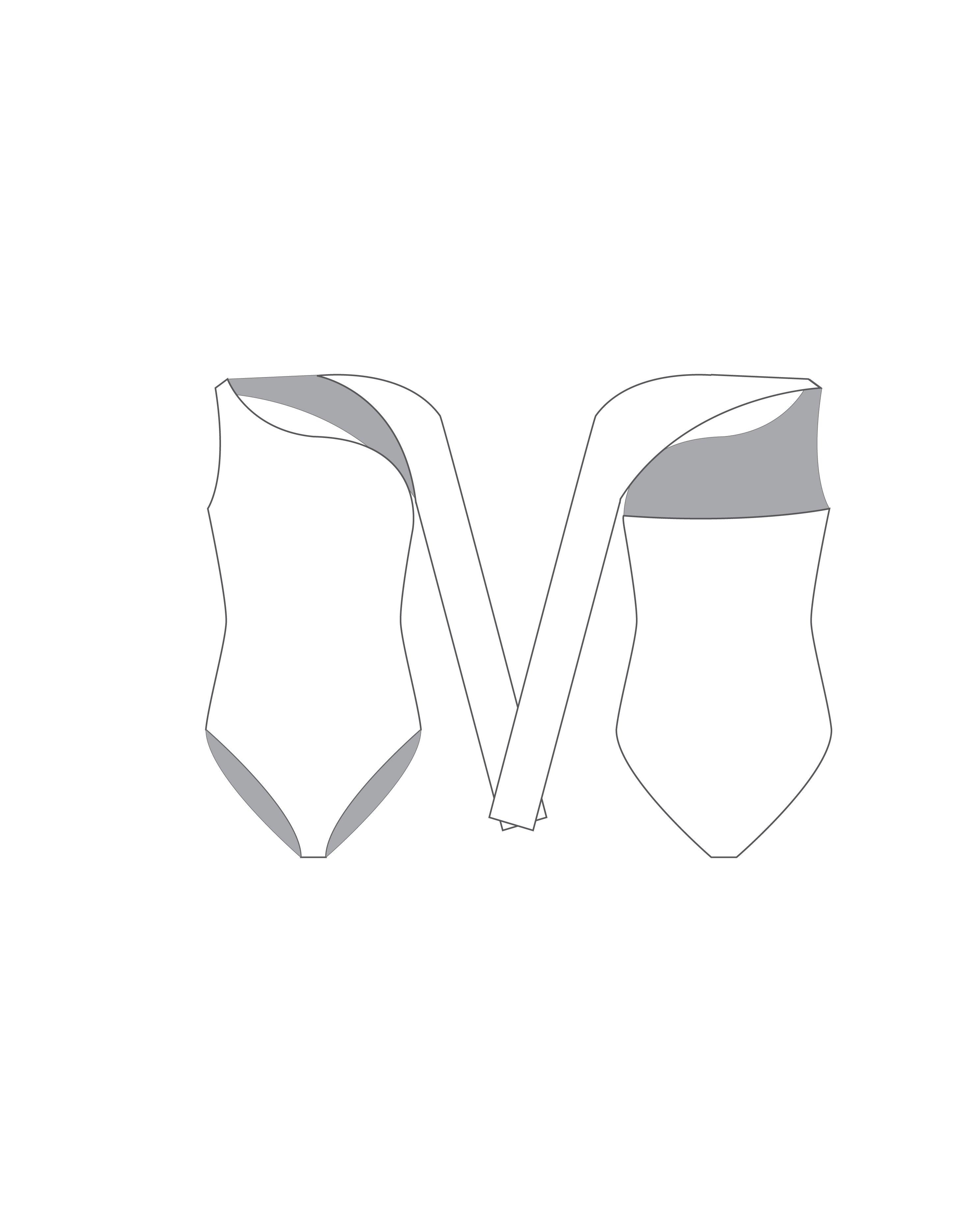 Custom Tidal Wave One Sleeve Leotard