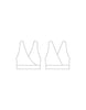Custom Inked Lycra Crossover Front Back Crop Top - Hamilton Theatrical