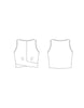 Custom Inked Lycra Sleeveless Twisted Crop Top - Hamilton Theatrical