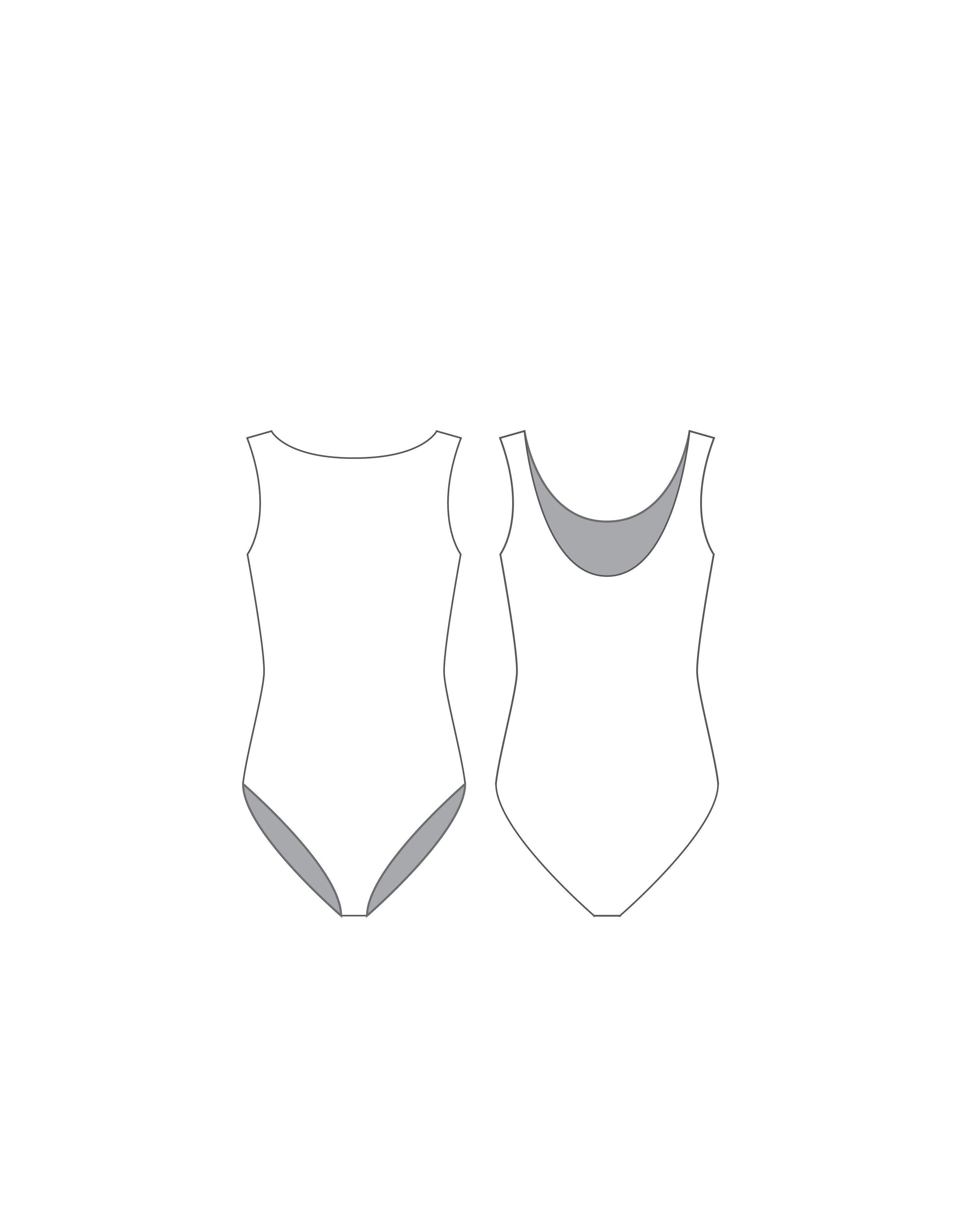 Custom Stained Glass Mini Tank Leotard