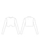 Custom Inked Minis Lycra Faux Suit Crop Top - Hamilton Theatrical