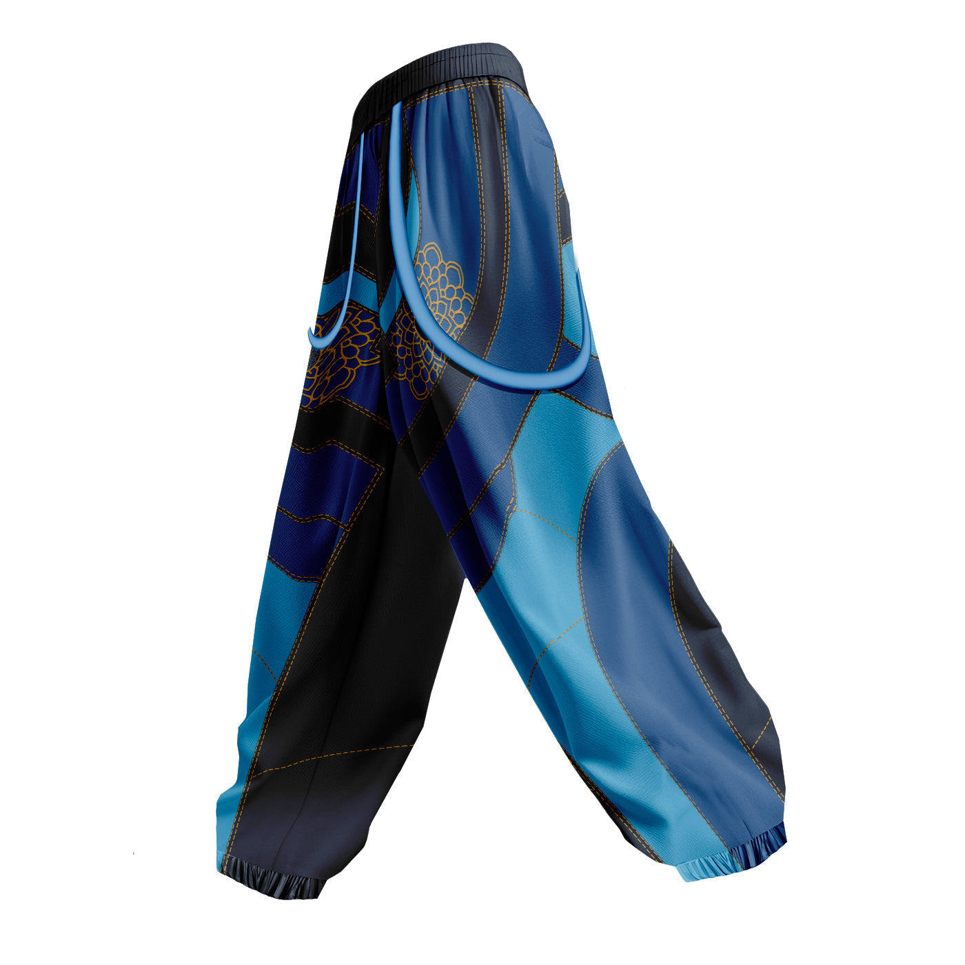 Demon Huntress Parachute Pants with Straps